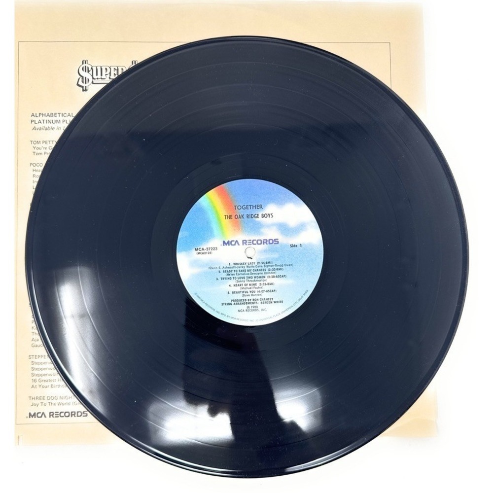 The Oak Ridge Boys Together Vinyl Record 1980 - Picture 3 of 5